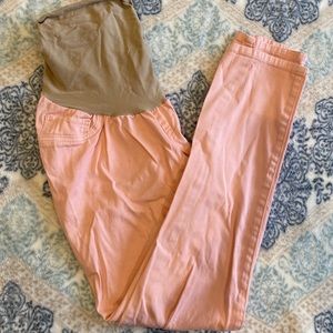 Motherhood Maternity small light pink jeggings